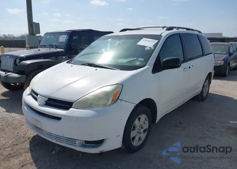 2004 Toyota Sienna Le z USA, uszkodzony, nr VIN 5TDZA23C34S023992